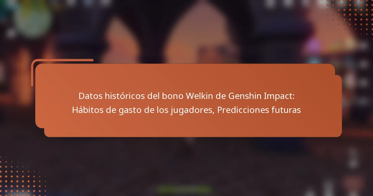 Datos históricos del bono Welkin de Genshin Impact: Hábitos de gasto de los jugadores, Predicciones futuras