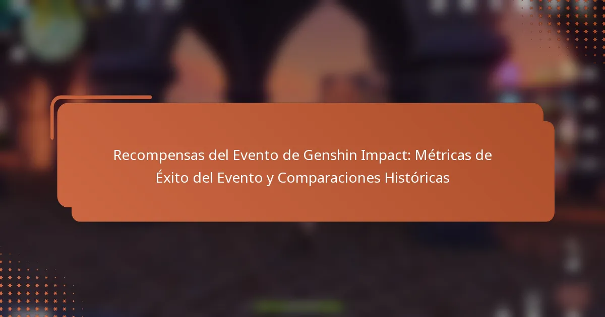 Recompensas del Evento de Genshin Impact: Métricas de Éxito del Evento y Comparaciones Históricas